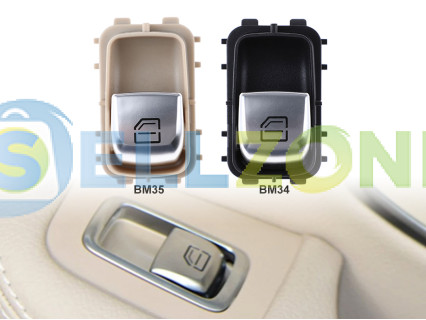 Δύο έγχρωμοι διακόπτες ηλεκτρικών παραθύρων για Mercedes C W205 GLC X253 W253 S W222 E W213 - BM34 BM35